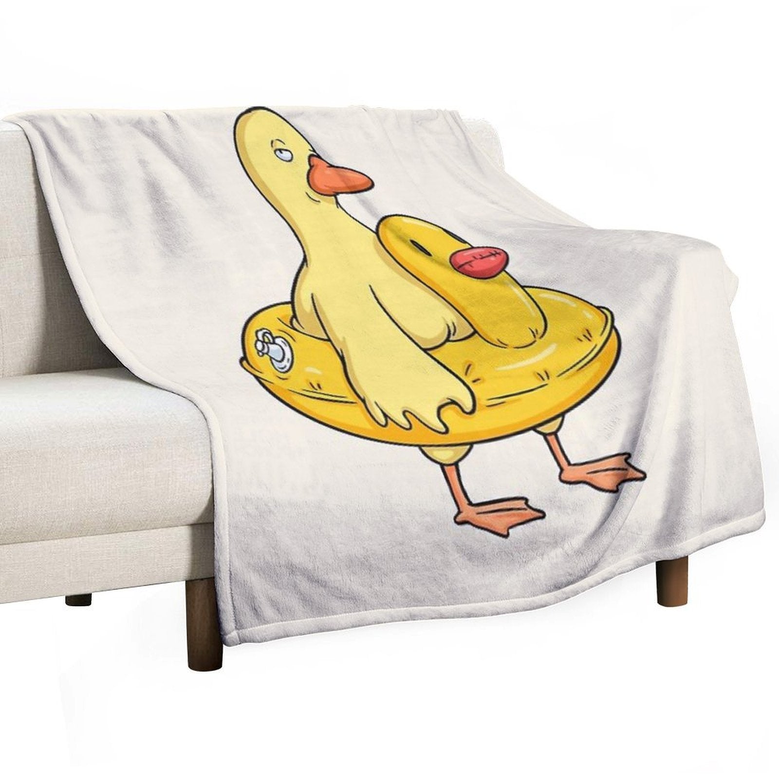 Double Duck Comfort Throw Blanket