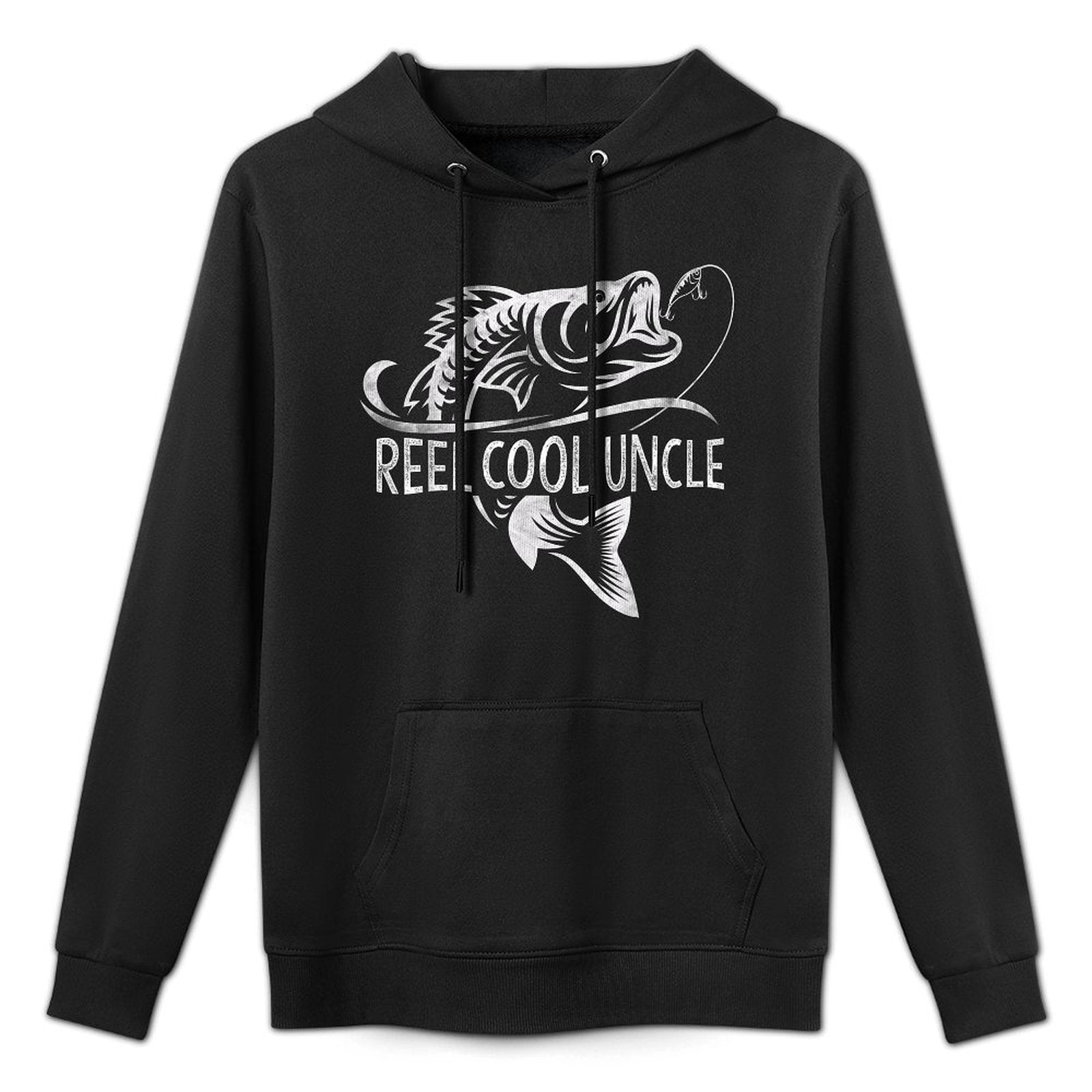 Reel Cool Uncle Fishing Gifts Uncle Father's Day Machine Washable Hoodie