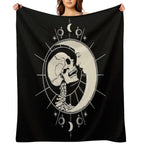 Kissed by The Moonlight Shrink-resistant Throw Blanket