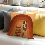 Kick Some Ass Soft Home Decor Throw Pillow