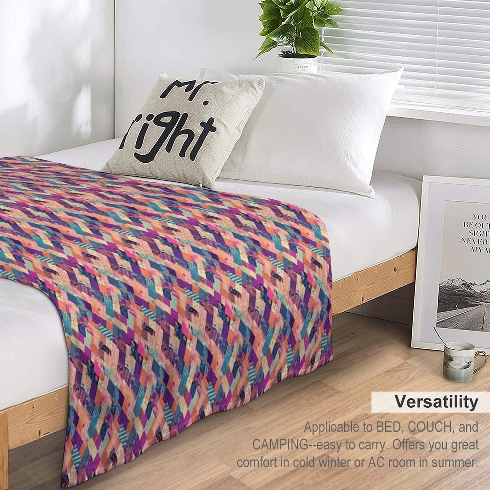 Patchwork Premium Throw Blanket
