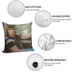 Jeremy Allen White Vintage Soft High-Density Material Throw Pillow