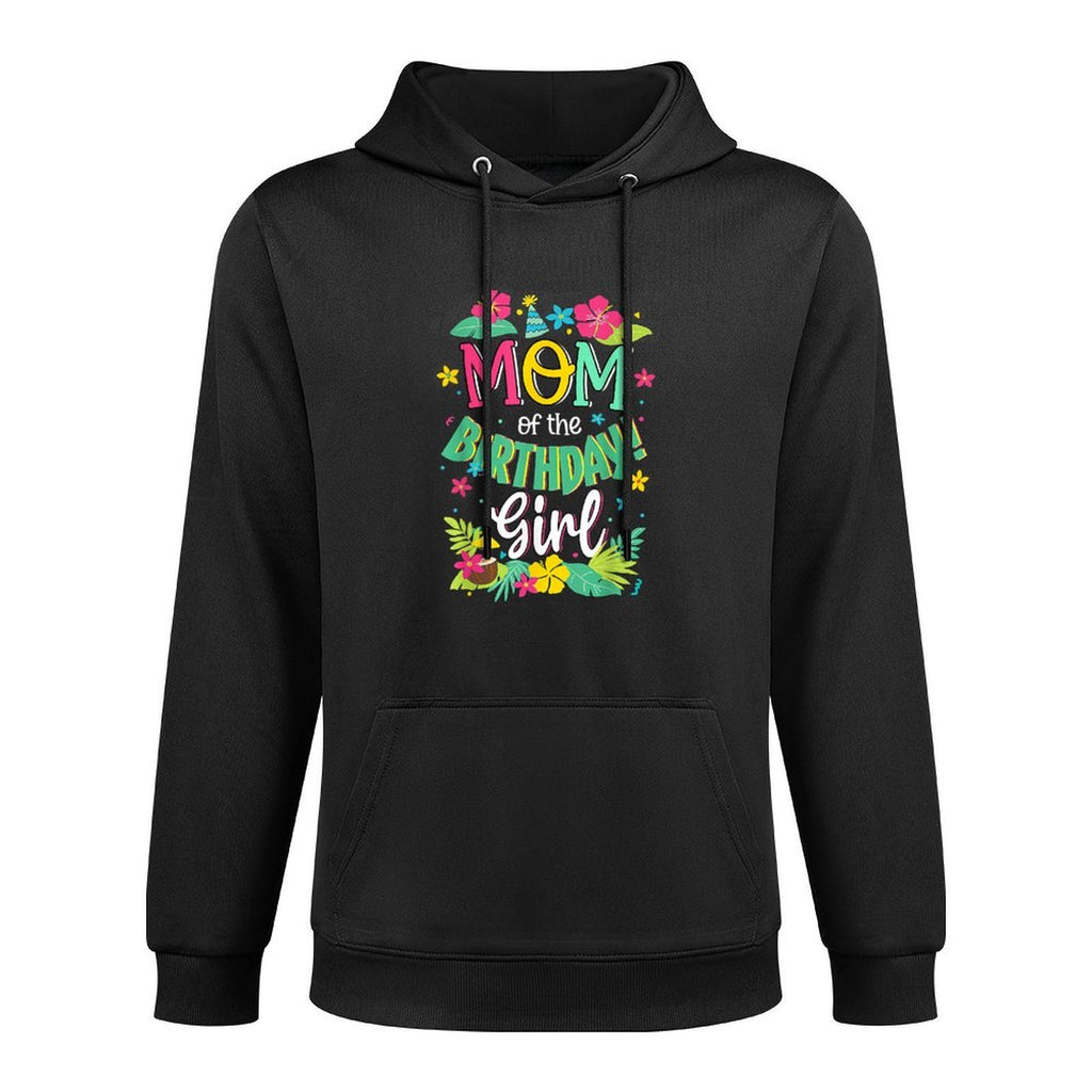 Mom of The Birthday Girl Shirt Mommy Aloha Hawaii Party 1st Breathable Fabric Hoodie