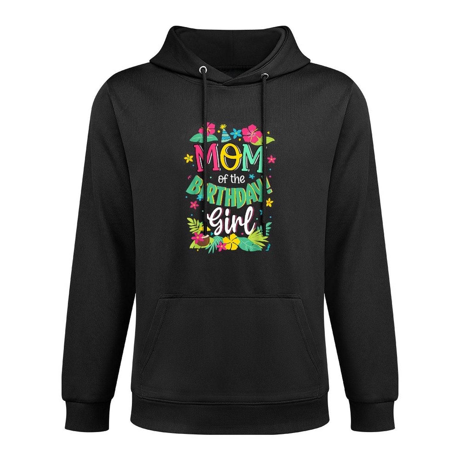 Mom of The Birthday Girl Shirt Mommy Aloha Hawaii Party 1st Breathable Fabric Hoodie