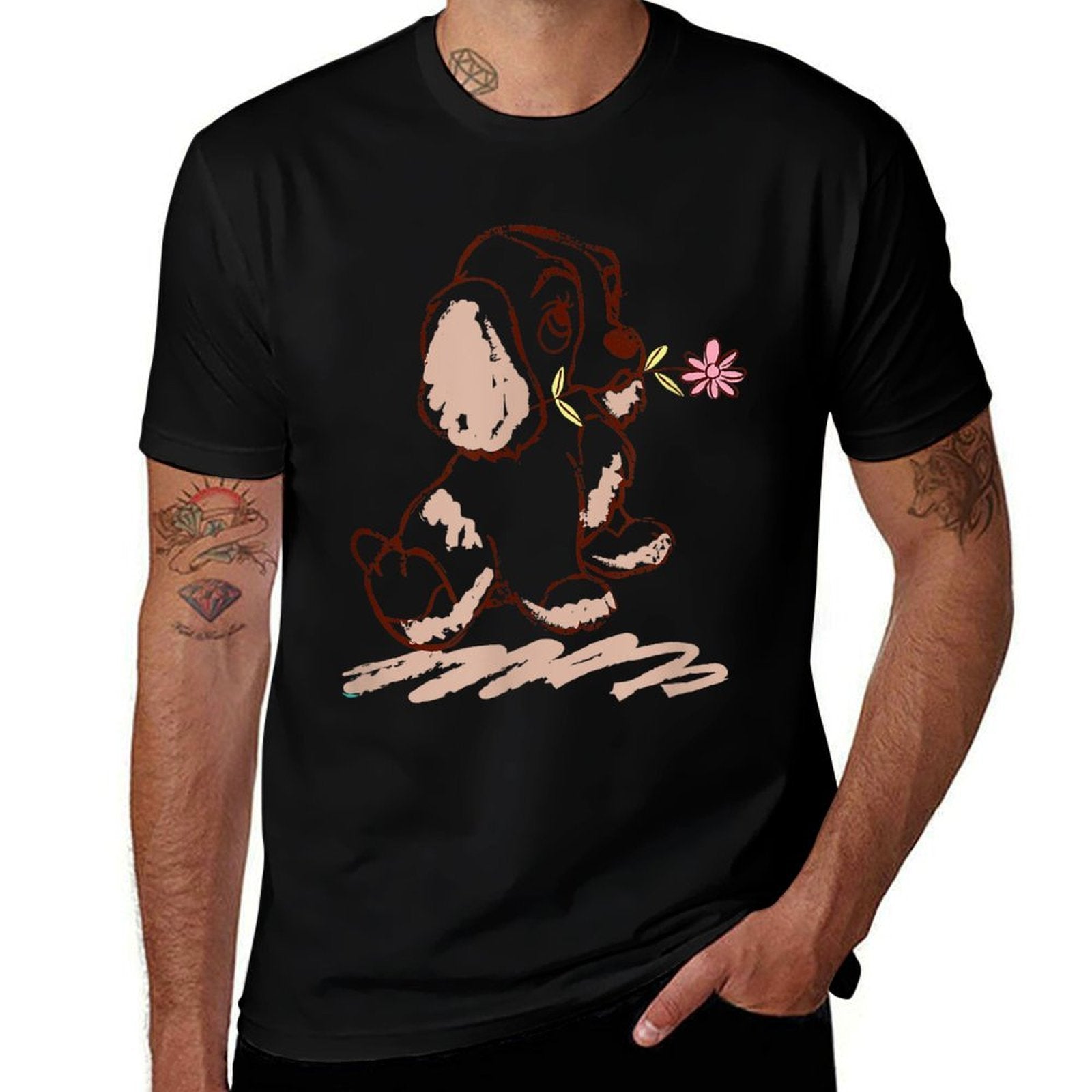 Disney Lady And The Tramp Lady Puppy Sketch  Odor-resistant T-Shirt