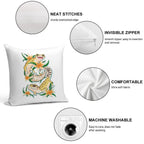 Leopard Geckos Are A Fun Time Soft Reinforced Edging Throw Pillow