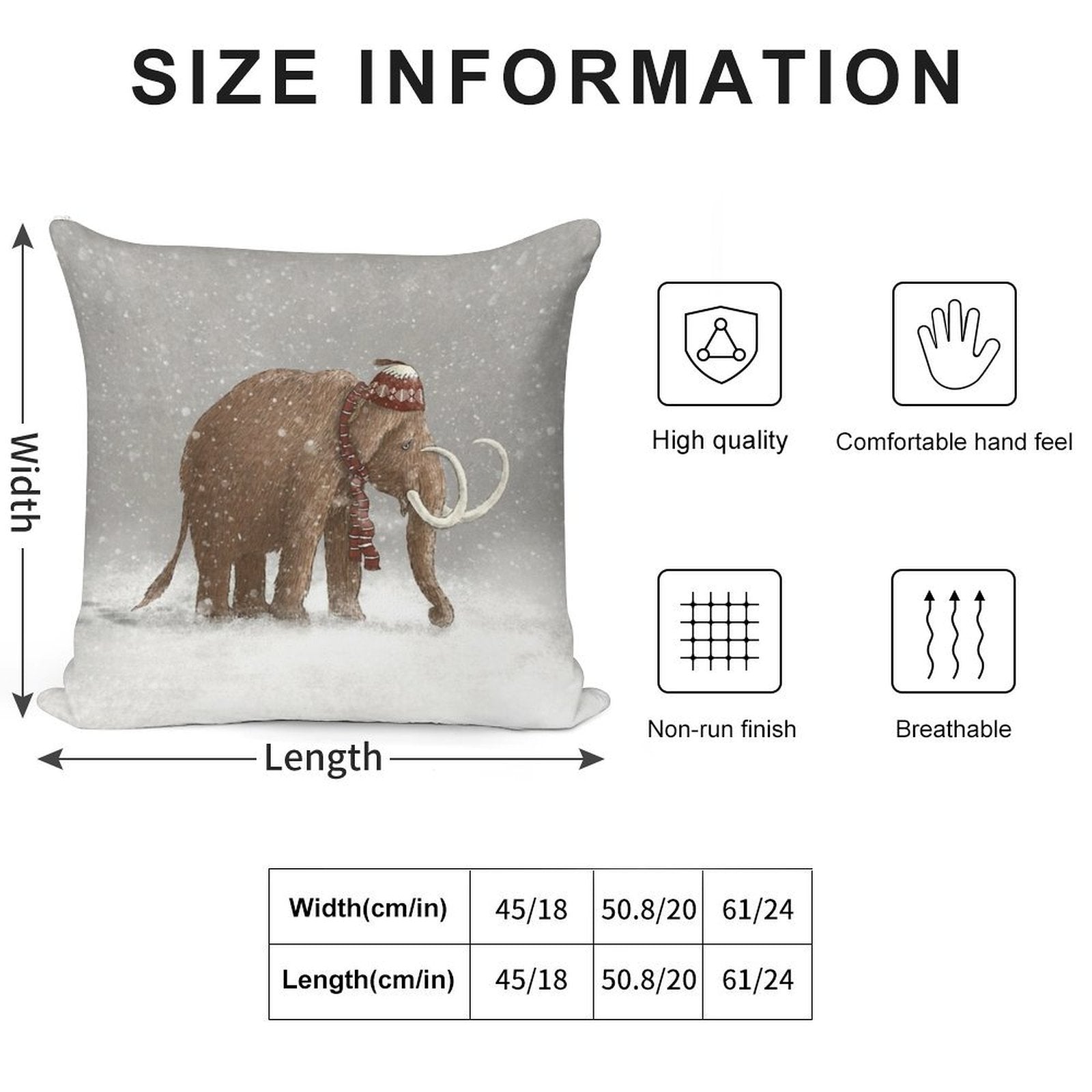 The Ice Age Sucked Soft Skin-Friendly Throw Pillow