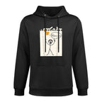 Stick Man Silly Stuff Black for Men - Stick Figure Under A Tack Easy Care Hoodie