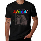 I Just Look Straight Funny Raccoon Queer Gay Les LGBT Meme  Odor-resistant T-Shirt
