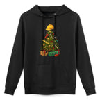 Builder Xmas Workman Tree Christmas Easy Care Hoodie