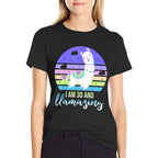 30 Years Old 30th Birthday Llamazing Llama Gift  Slim-fit Cut T-Shirt