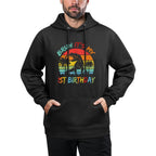 Bruh It's My 1st Birthday Dinosaur 1 Year Old Versatile Streetwear Hoodie
