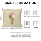 Icecream Venndor Soft Shrink-Resistant Throw Pillow