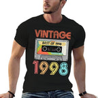 1998 21st Birthday  Retro Vintage 1998 Birthday  Polyester Blend T-Shirt