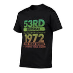 53 Year Old Gifts Vintage 1972 Limited Edition 53rd Birthday  Moisture-wicking T-Shirt