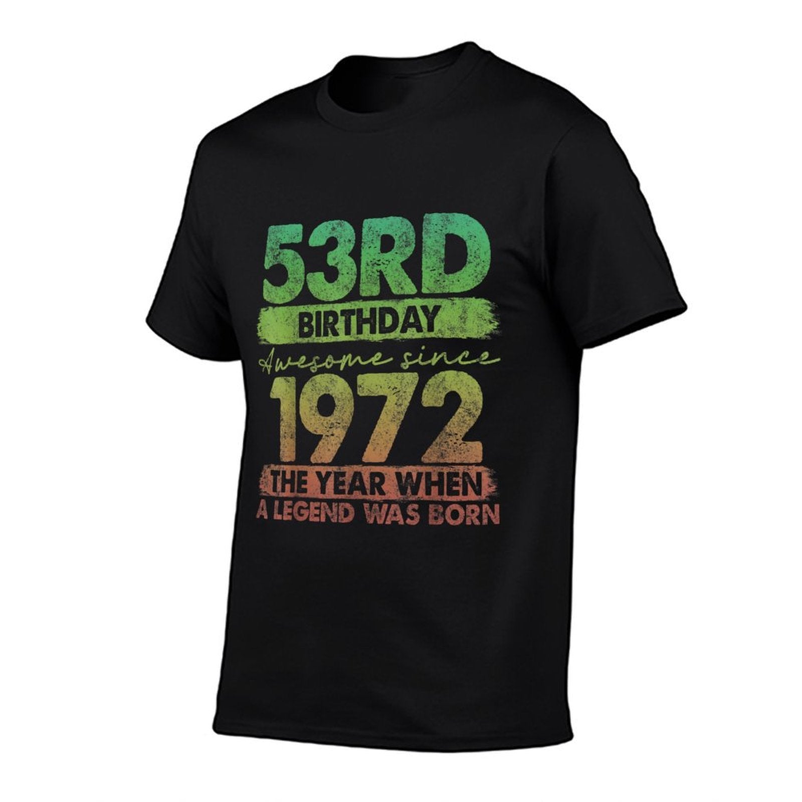 53 Year Old Gifts Vintage 1972 Limited Edition 53rd Birthday  Moisture-wicking T-Shirt