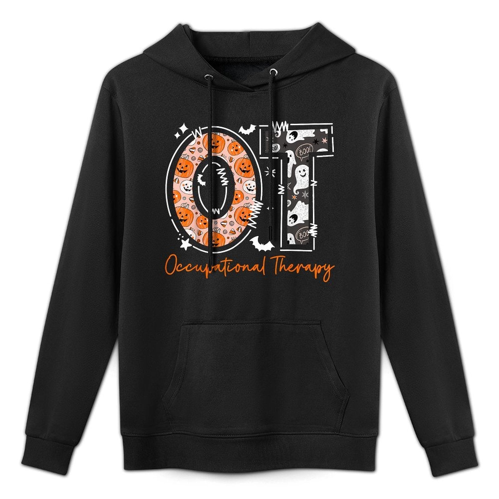 Spooky Occupational Therapy Therapist Halloween Funny OTA OT Layering Staple Hoodie