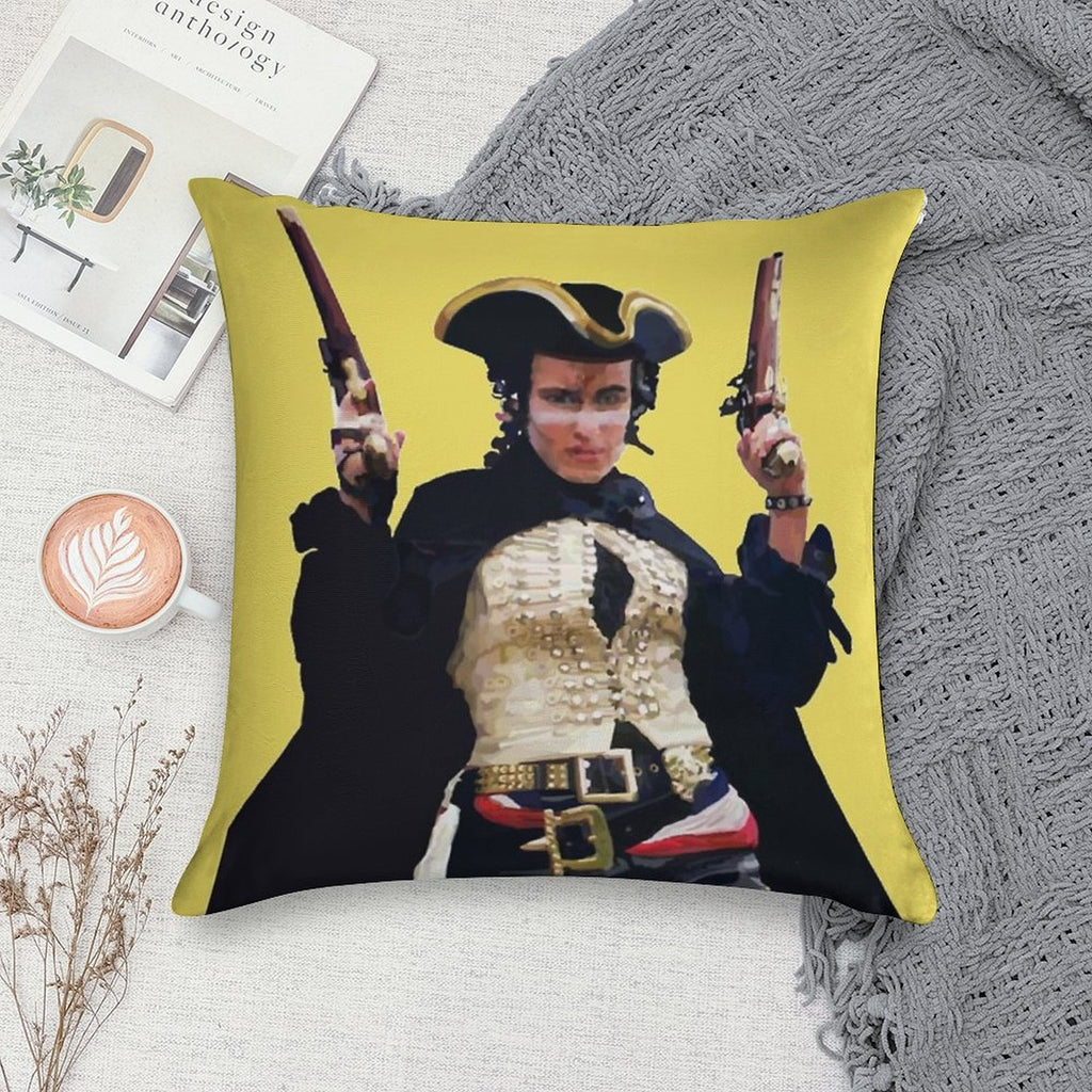 Adam Ant - Stand And Deliver Soft Style Accent Throw Pillow