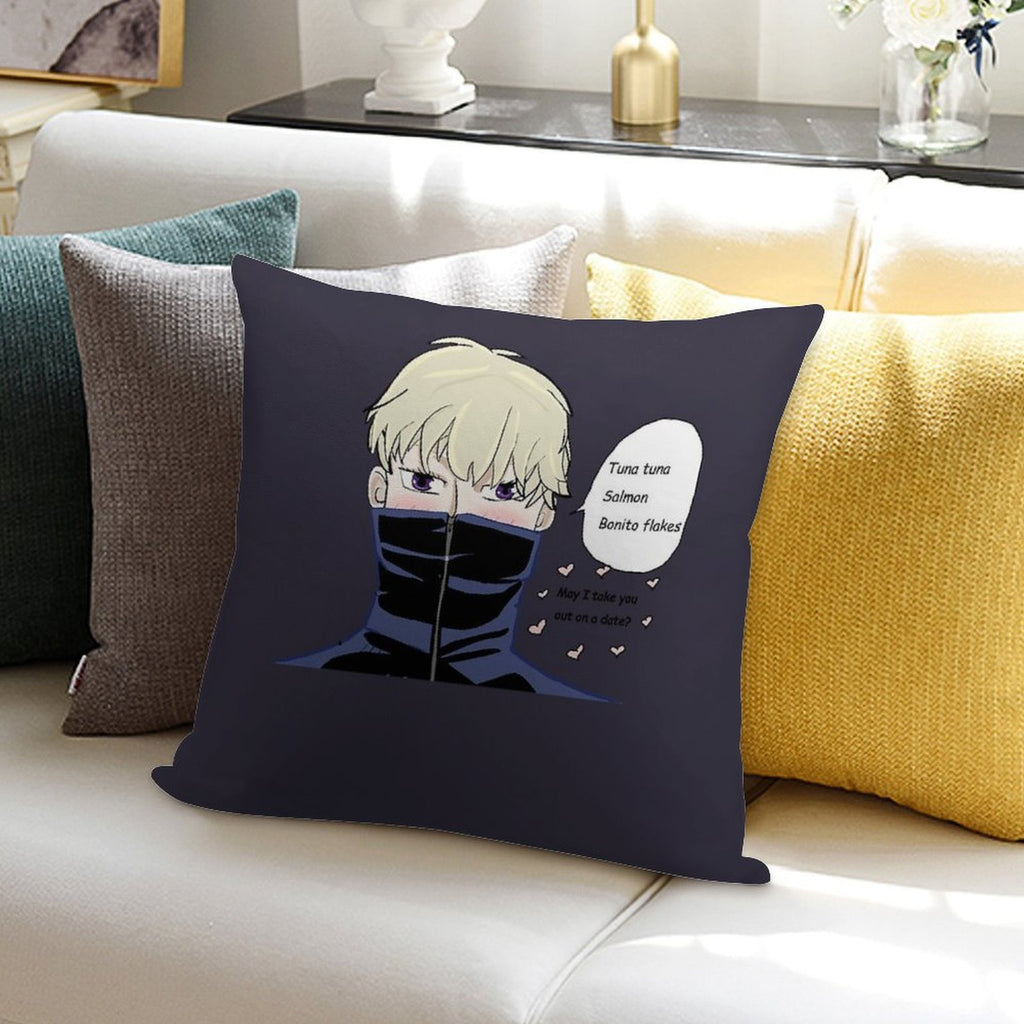 Experience Tactical Thinking In Combat Bonito Flakes Guy Gift For Fans Soft Washable Throw Pillow