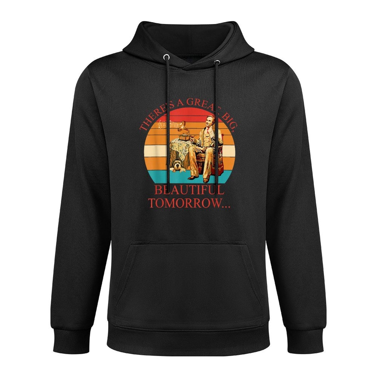 Theres A Great, Big, Beautiful Tomorrow Vintage Customizable Surface Hoodie