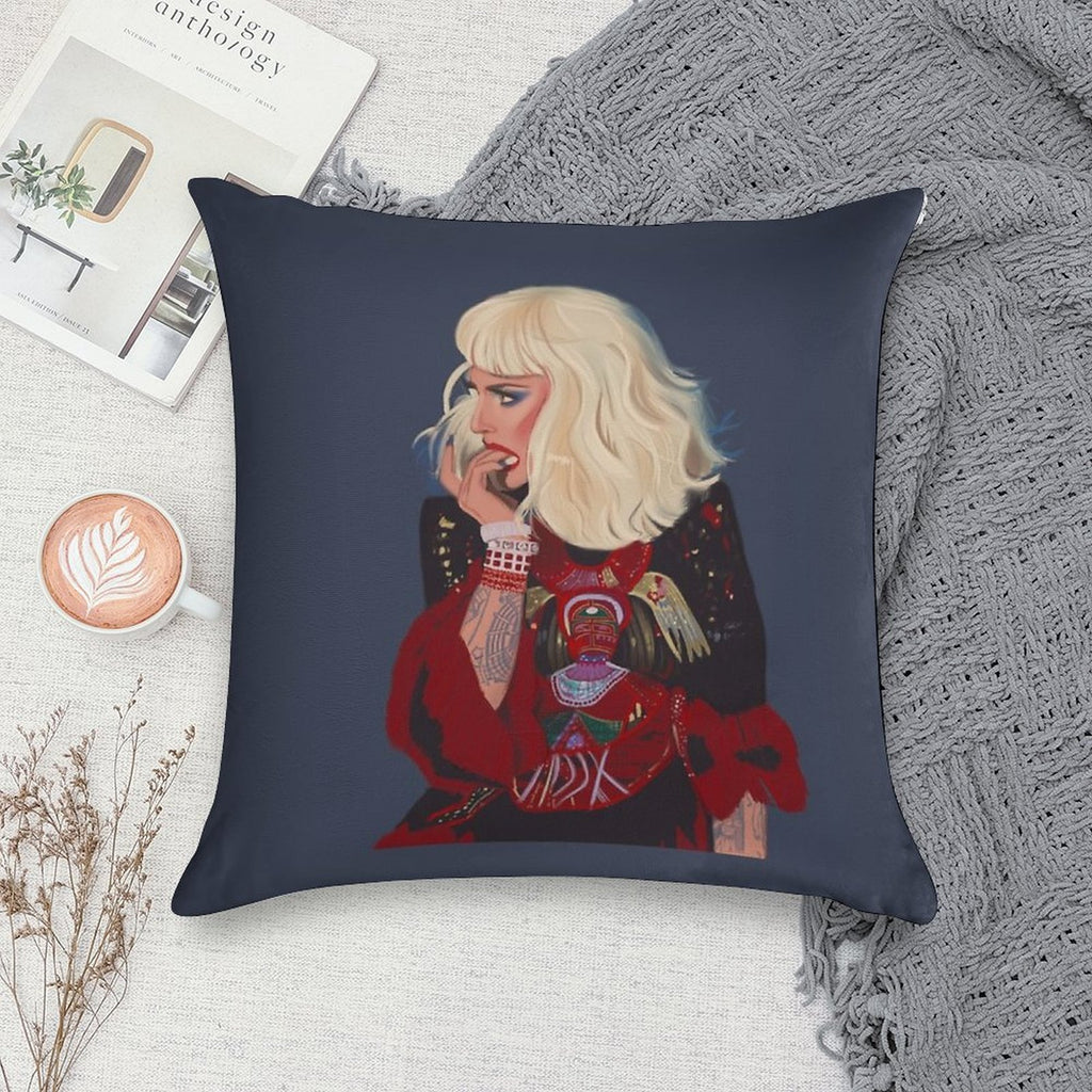Katya Zamo Dress Soft Anti-Pilling Throw Pillow