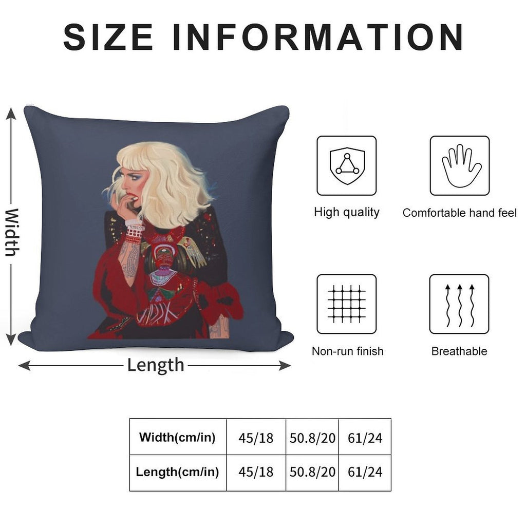Katya Zamo Dress Soft Anti-Pilling Throw Pillow