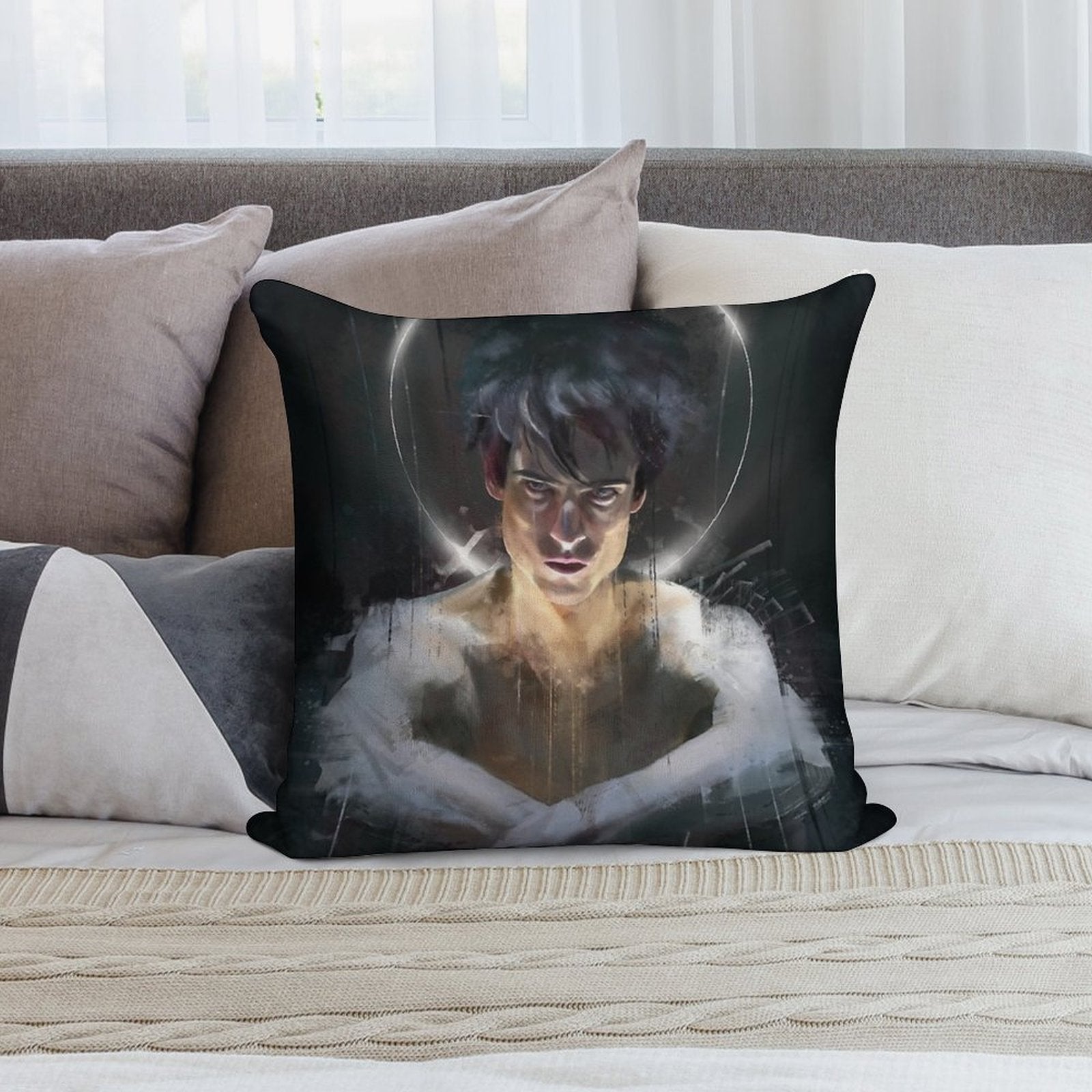 In The Dark Soft Anti-Pilling Throw Pillow
