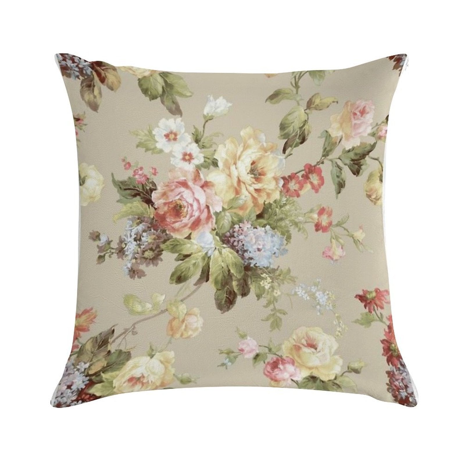 Vintage  Flower Modern Print Art Soft Durable Construction Throw Pillow