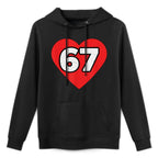 I Love 6 7 Classic Meme Six Seven Versatile Streetwear Hoodie