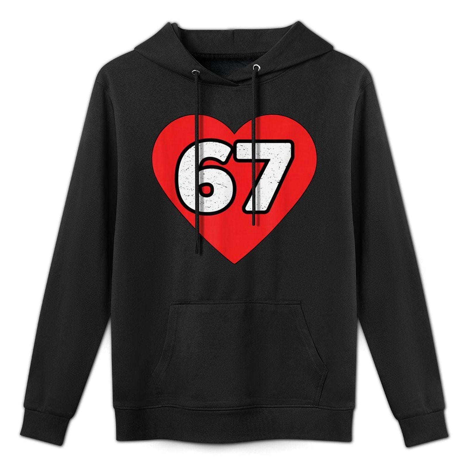 I Love 6 7 Classic Meme Six Seven Versatile Streetwear Hoodie