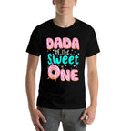 Dada Of The Sweet One 1st Birthday Donut Theme Family  Graphic-printed T-Shirt