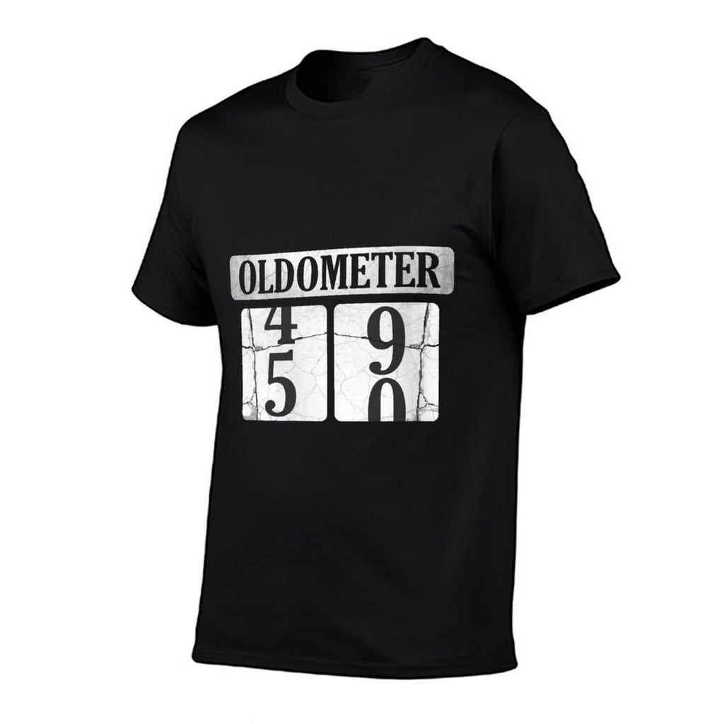 Womens Oldometer Turning 50 Years Old - Car Guy 50th Birthday  High-quality Stitching T-Shirt
