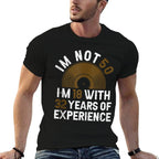 Years Of Experience - Funny 50th Birthday 50 Year Old  Oversized Silhouette T-Shirt