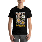 The Horrors Persists But So Do I Flowers Funny Meme Floral  Lightweight T-Shirt