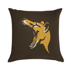 Tasmanian Tiger Stencil Soft Ultra-Soft Texture Throw Pillow