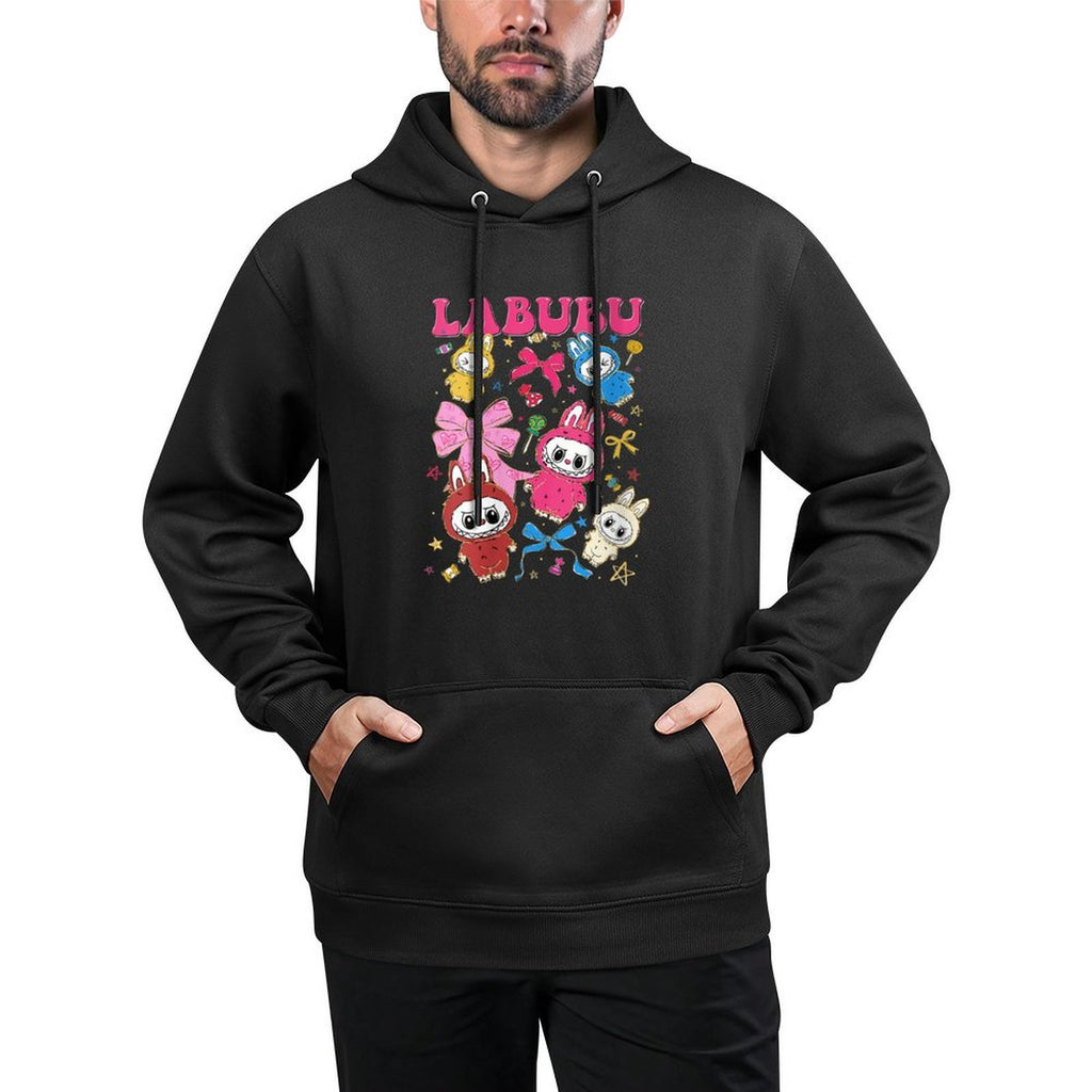 Womens Coquette Bow Labubu The Monsters Labubu Lover Men Women Kid Layering Staple Hoodie