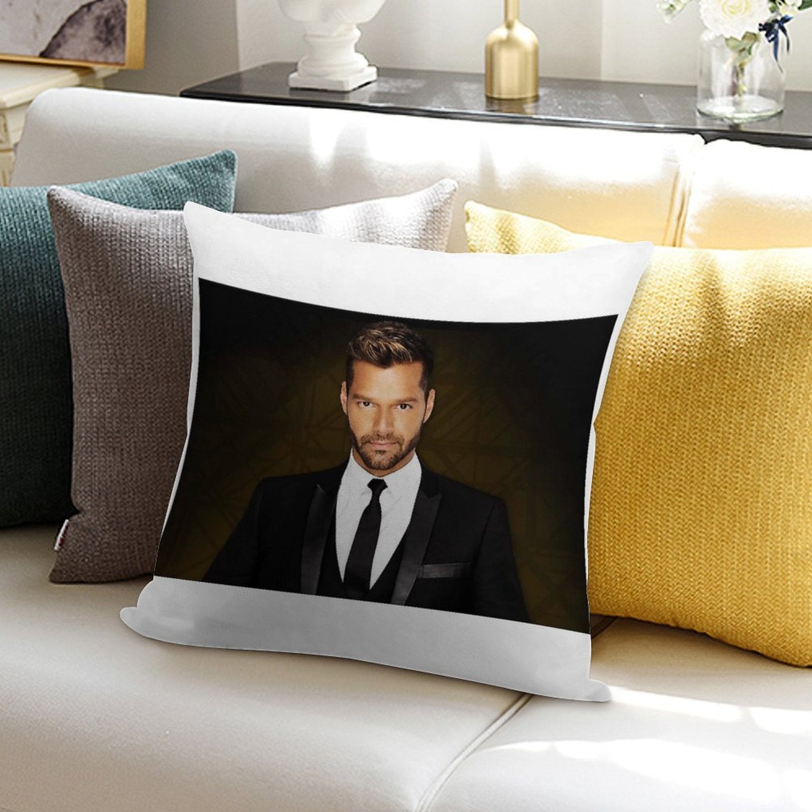 Ricky Martin Tour Kel3 2019 Soft Decorative Cover Throw Pillow