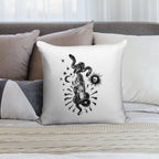 Martial Snake Soft Multiple Sizes Throw Pillow