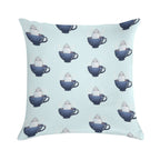 Seal Hot Chocolate Art Print Soft Luxury Feel Throw Pillow