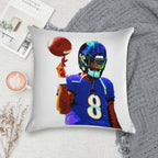 Handdrawn Lamar Soft Durable Construction Throw Pillow