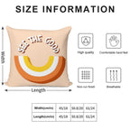 See The Good Rainbow Soft Luxury Feel Throw Pillow