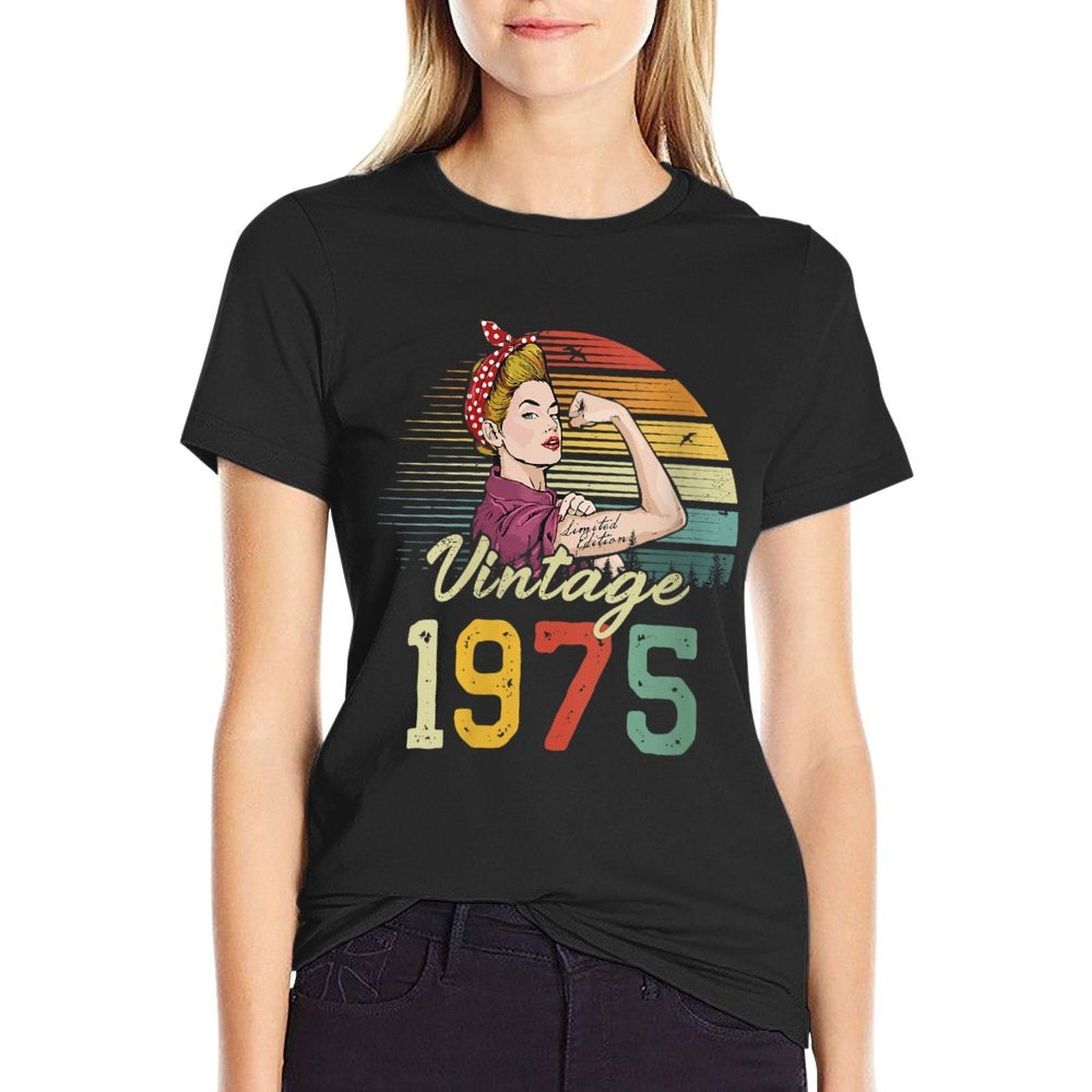 Womens Unstoppable Strong Beautiful Vintage 50th Birthday Women  Soft T-Shirt