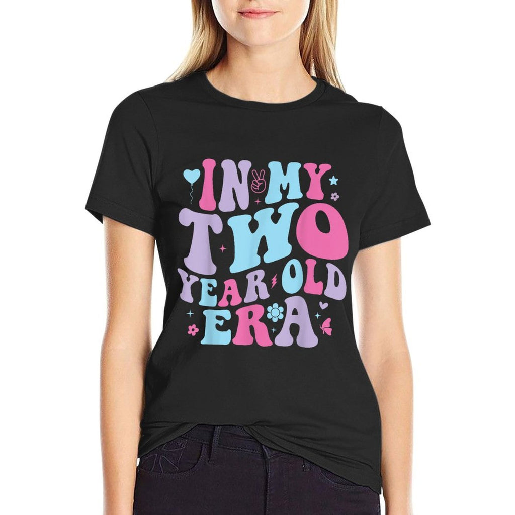In My Two Year Old Era Girl Boy 2 Year Old Birthday 2nd  Graphic-printed T-Shirt