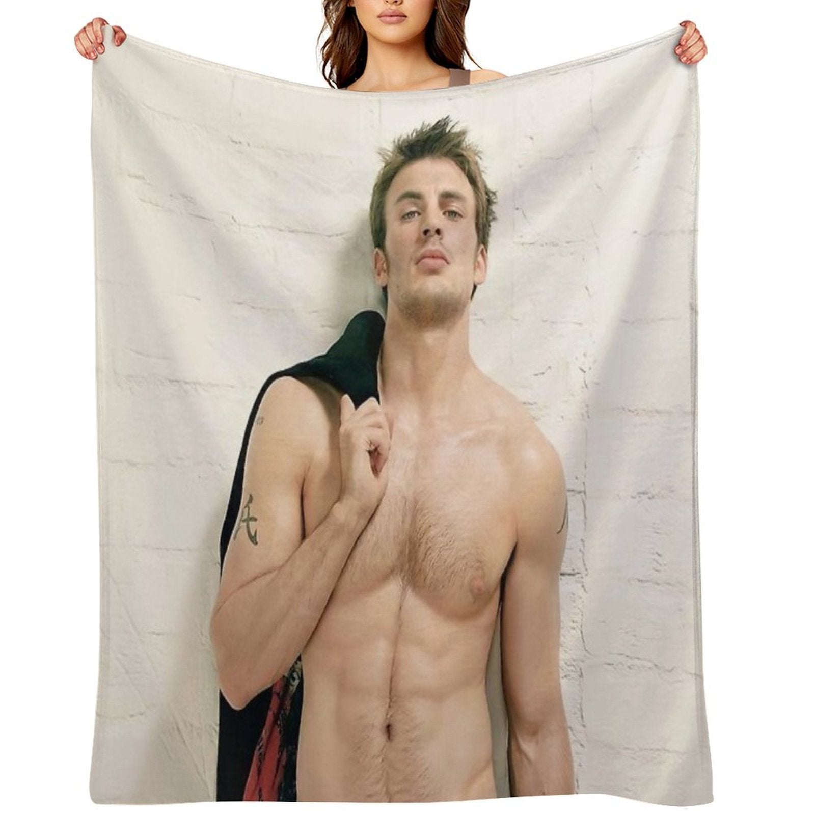 Wallpaper Chris Evans Shrink-resistant Throw Blanket