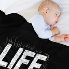 Fitness Gym Workout Weights Squat Plush Throw Blanket