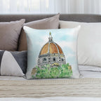 Florence Duomo Soft Decorative Cover Throw Pillow