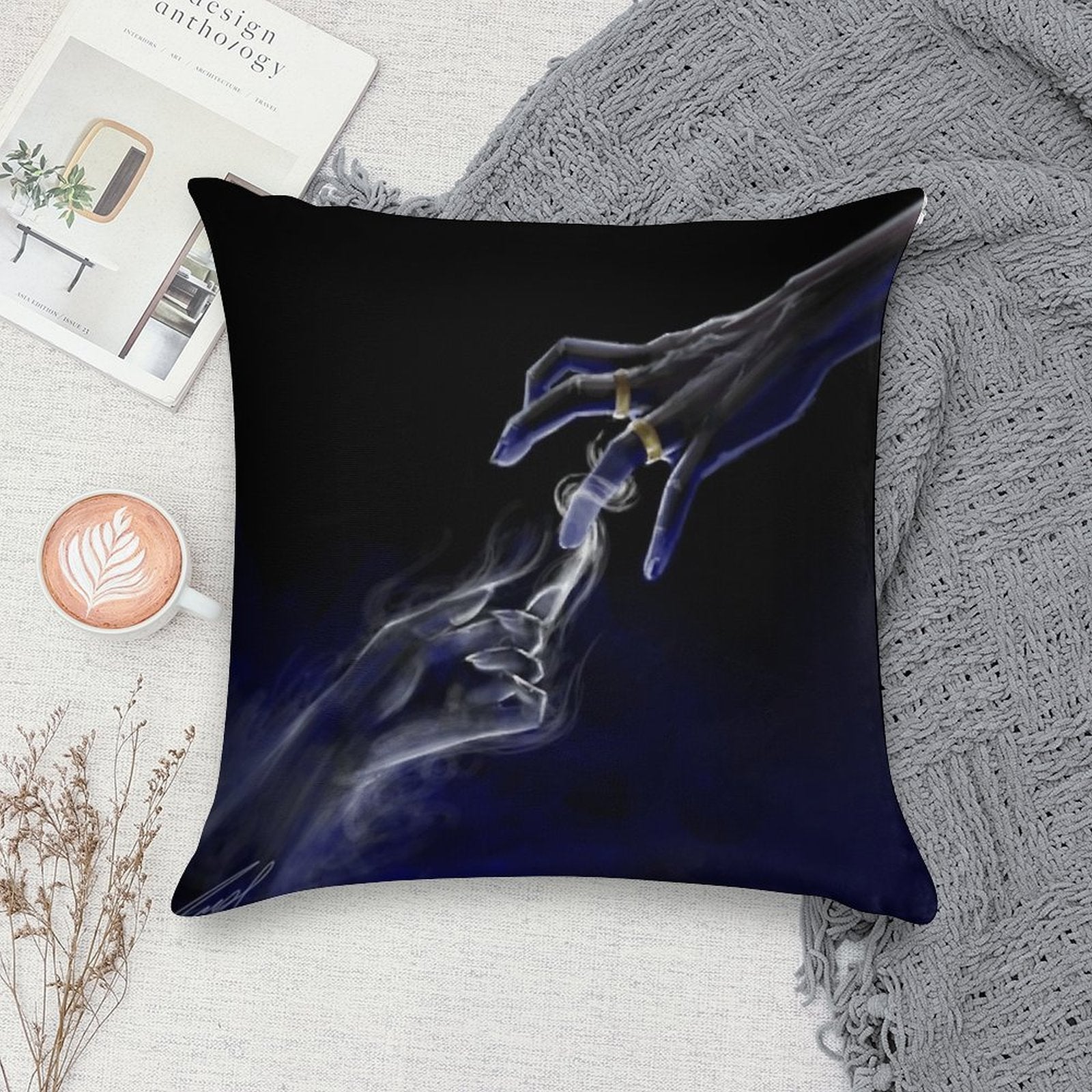 Just Let Me Go Or Take Me With You Soft High-Density Material Throw Pillow