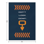 Oblivion Alton Towers Dont Look Down Premium Throw Blanket