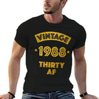 30th Birthday - Thirty AF Dirty Thirty Tee  Moisture-wicking T-Shirt
