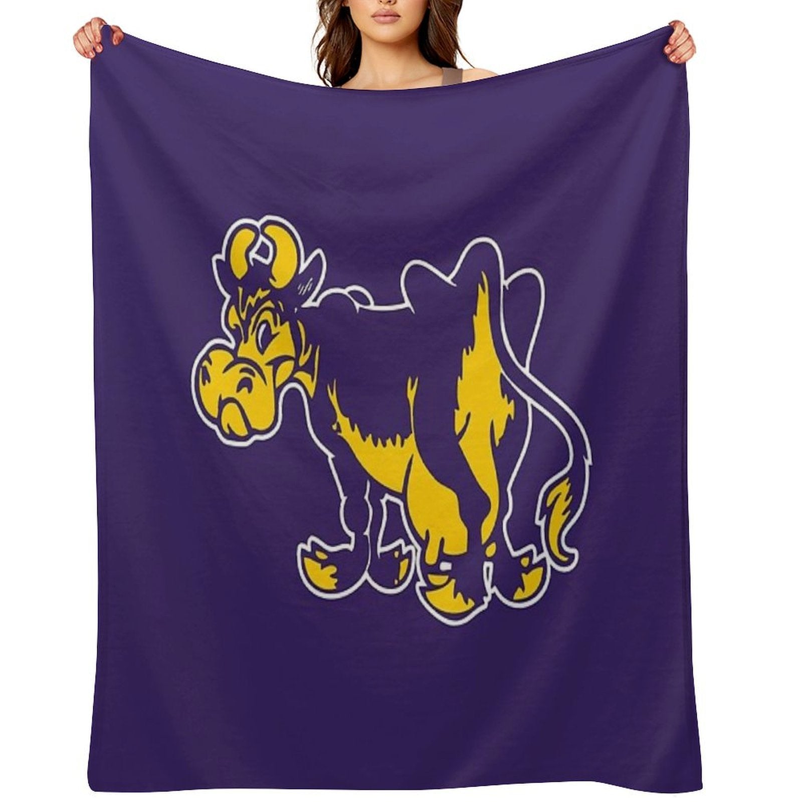 Williams College Ephs Easy Care Throw Blanket